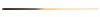 Бильярдный кий для русского бильярда Lime (граб, черный граб), цельный