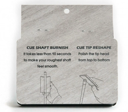Губка для чистки и полировки кия Cue Burnish & Tip Reshape