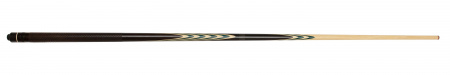 Бильярдный кий укороченный Black 133 см (граб, черный граб), двухсоставной