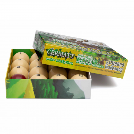 Детские бильярдные шары для русского бильярда Cermatt 57,2 мм