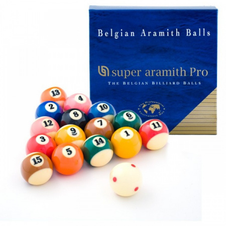 Бильярдные шары для пула 57,2 мм Aramith Super Pro-Cup TV