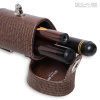 Тубус QK-S Musketeer 1x1 с отделением для удлинителя (коричневый аллигатор)