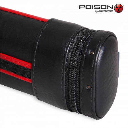 Тубус для кия  Poison Armor Velcro 1х1 (красный, черный)