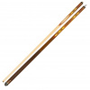 Кий ручной работы для русского бильярда Дедушки Филатова Велес, запил Матрица, двусоставной (Лимонник, Падук, Палисандр)