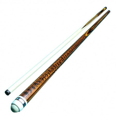 Кий ручной работы Арисова Лотос 8-лучевой (змеиное дерево), двухсоставной