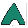Бортовая резина для бильярда Standard Pool K-55 145 см 9-10 футов (6 шт.)