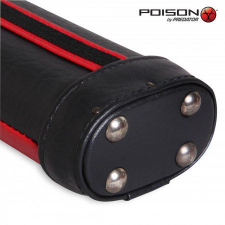 Тубус для кия  Poison Armor Velcro 1х1 (красный, черный)