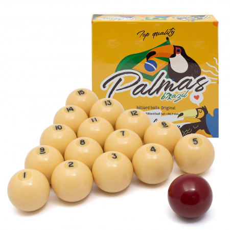 Детские бильярдные шары для русского бильярда Palmas 60,3 мм